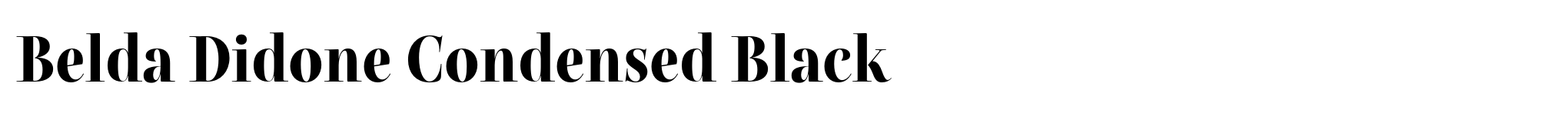 Belda Didone Condensed Black image